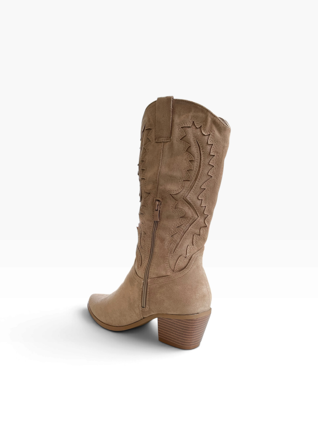 Γυναικείες Suede Cowboy με Κέντημα