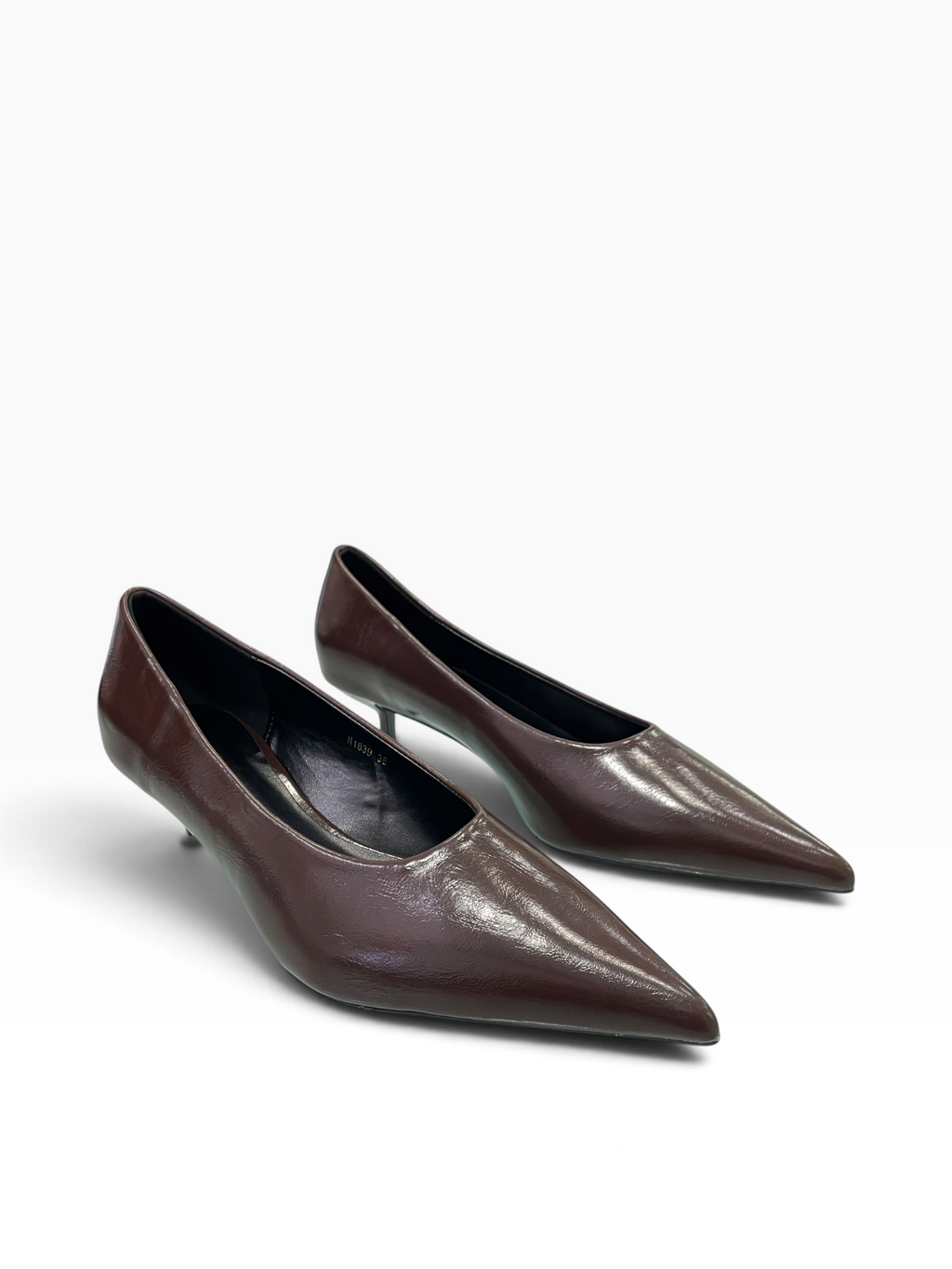 Pointed Toe Kitten Heel Γόβες