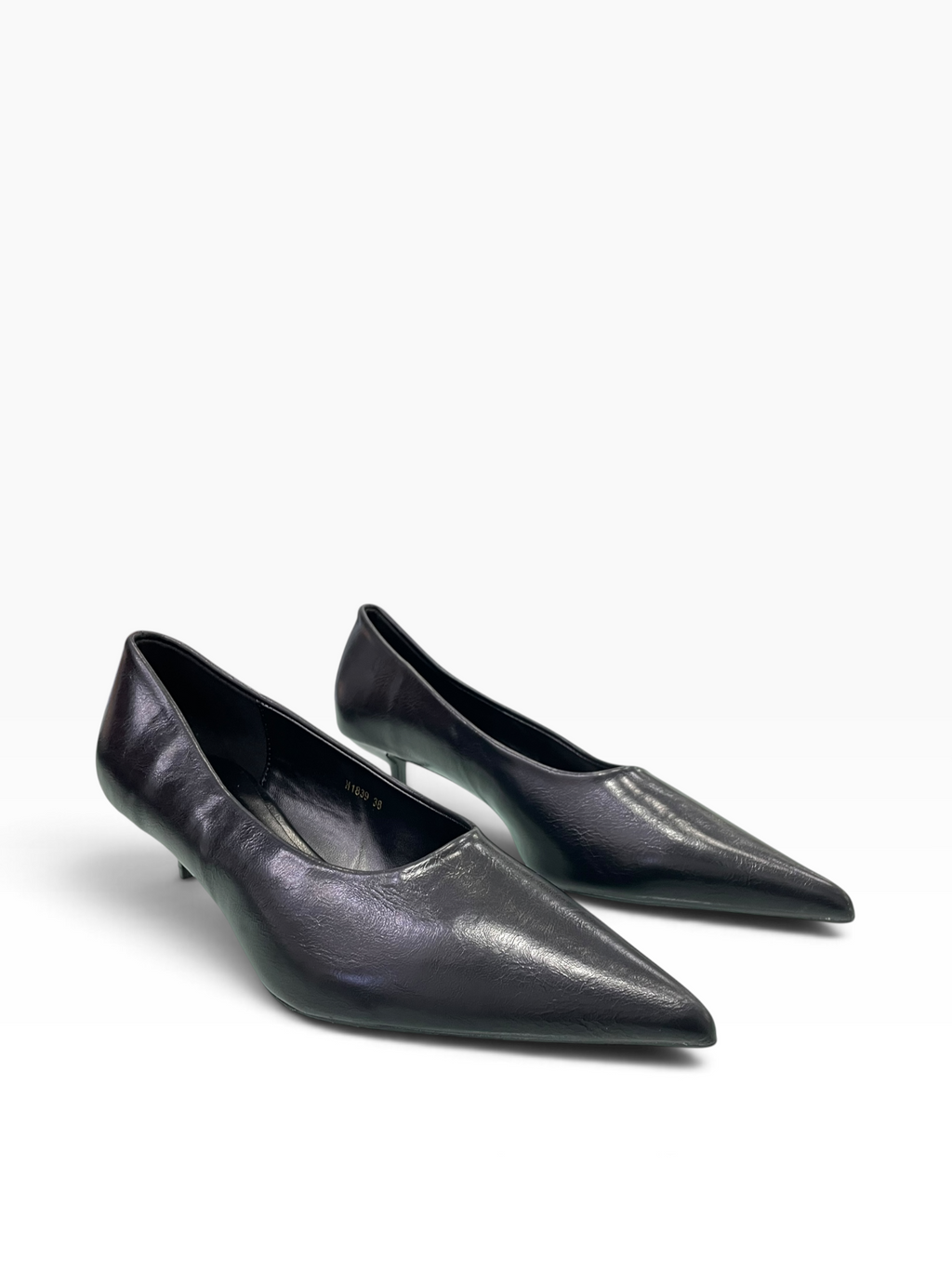 Pointed Toe Kitten Heel Γόβες