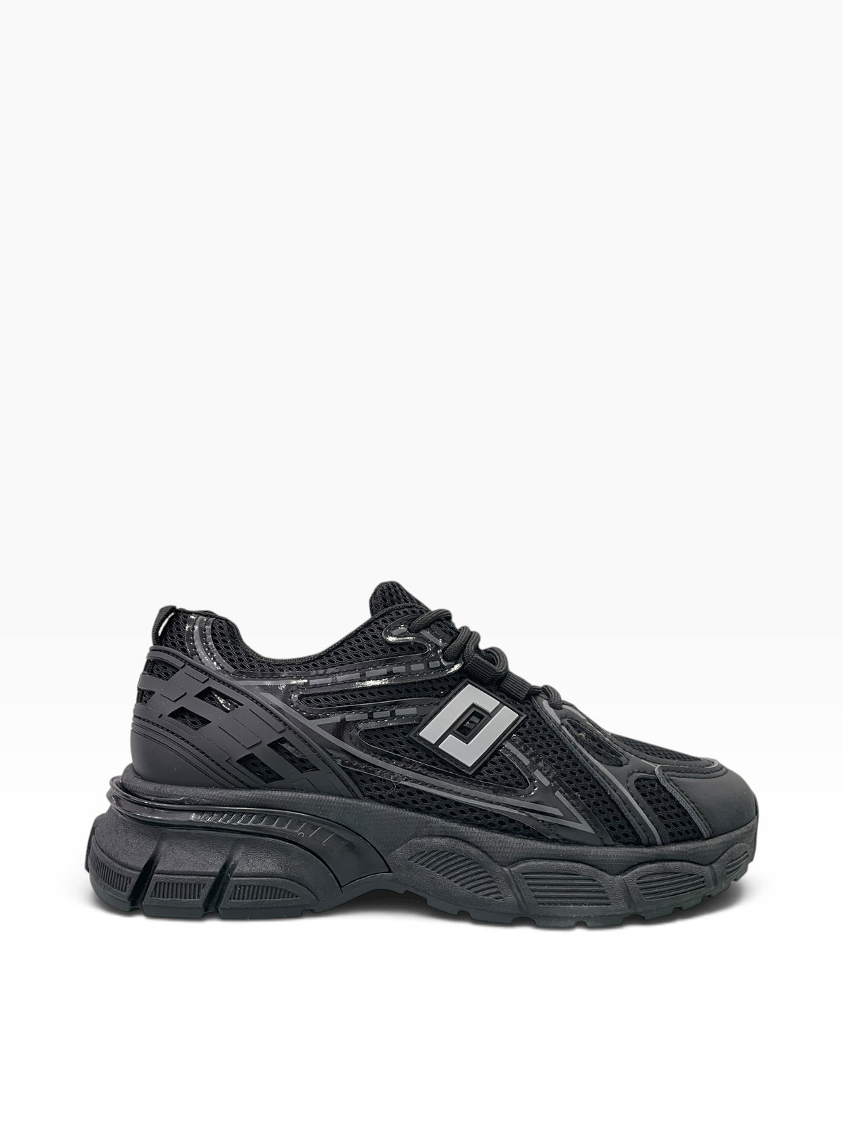 Chunky Mesh Sneakers με Metallic Λεπτομέρειες