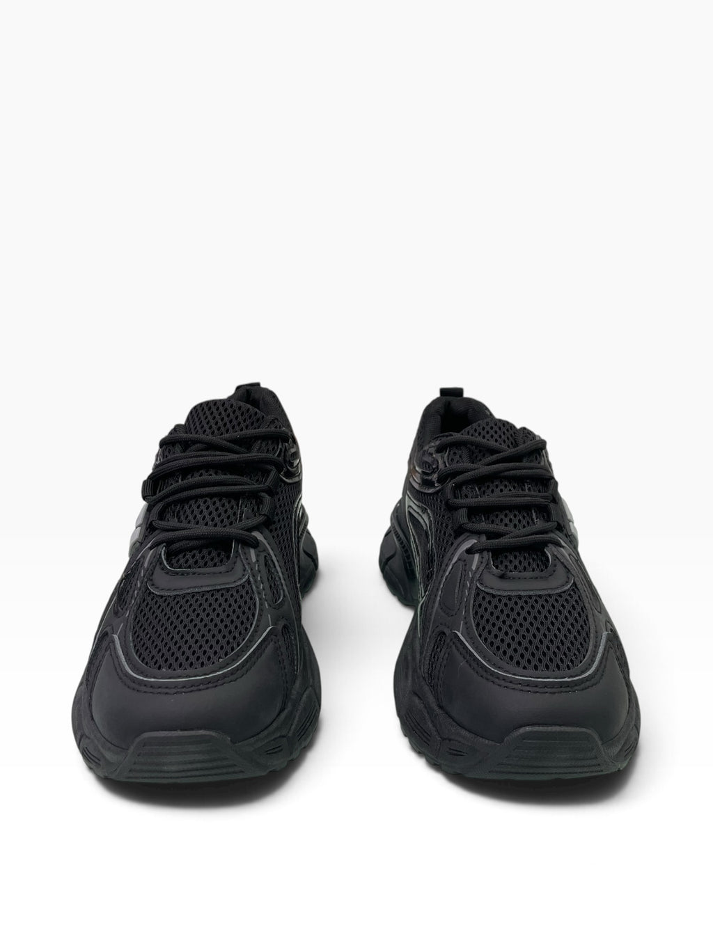 Chunky Mesh Sneakers με Metallic Λεπτομέρειες