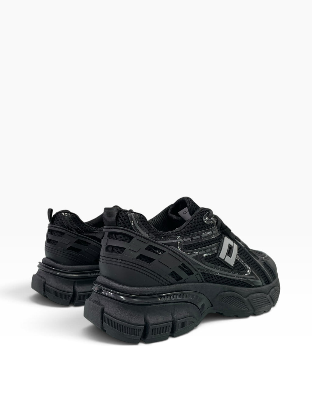 Chunky Mesh Sneakers με Metallic Λεπτομέρειες