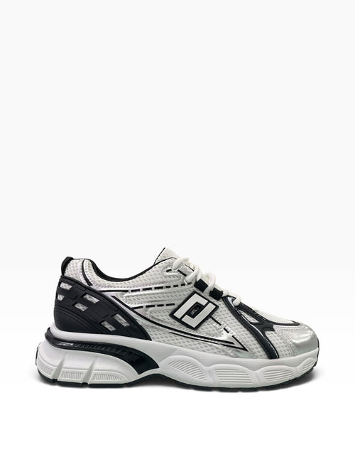 Chunky Mesh Sneakers με Metallic Λεπτομέρειες