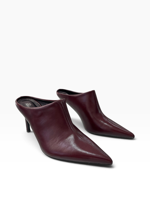 Pointed Mules με Λεπτό Τακούνι