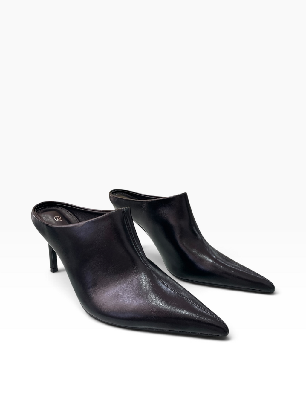 Pointed Mules με Λεπτό Τακούνι