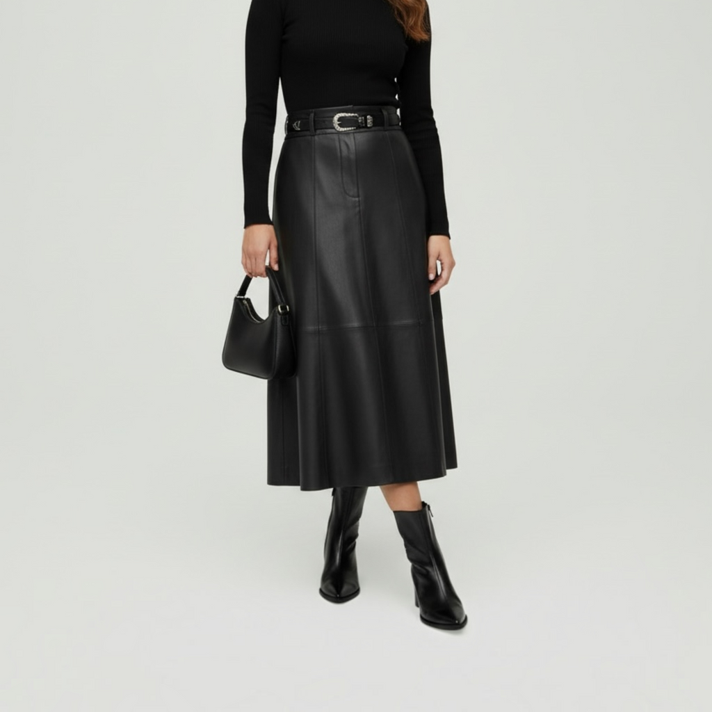 Μυτερά Ankle boots με Glossy δερμα